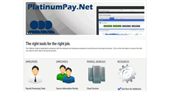 Desktop Screenshot of platinumpay.net